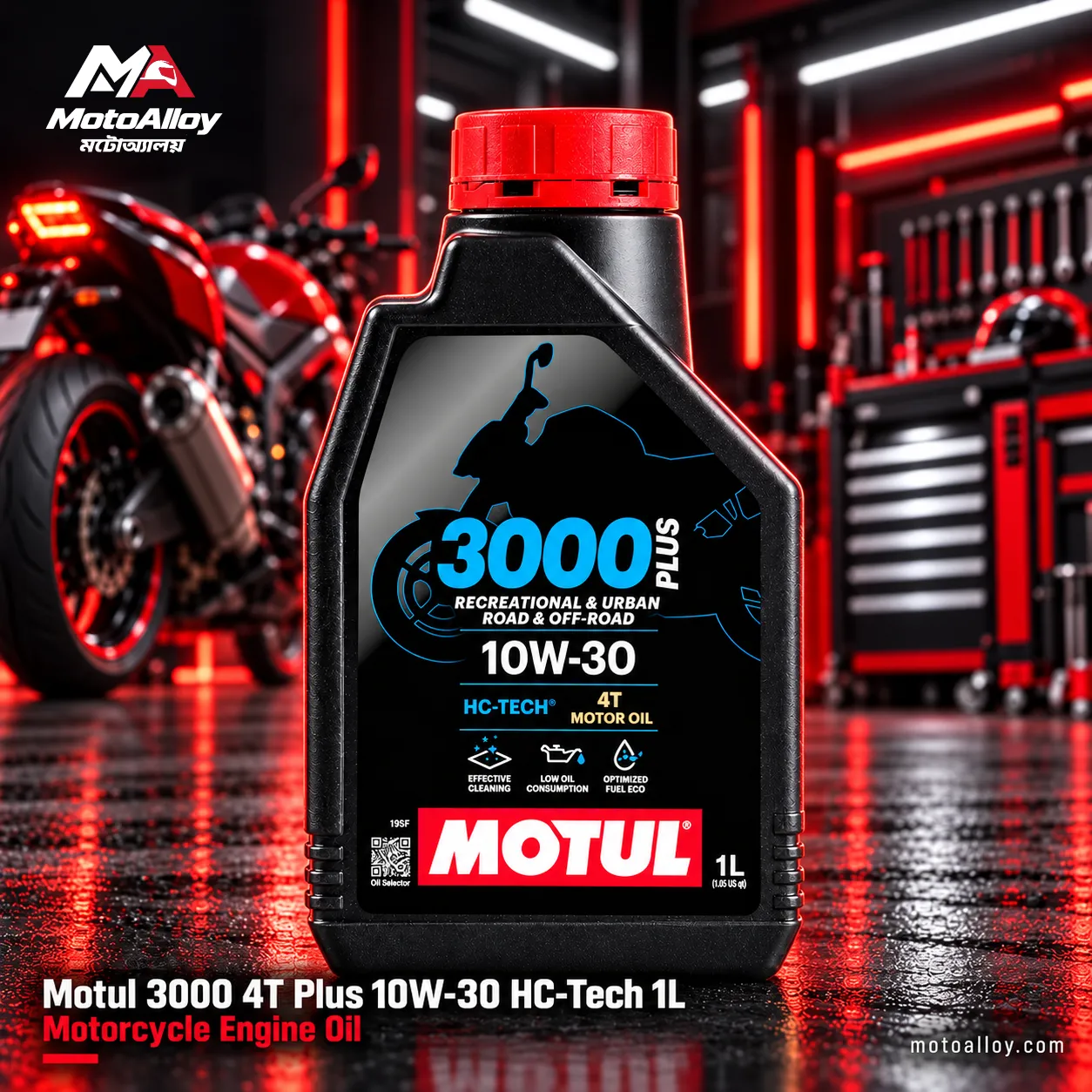 Motul 3000 4T Plus 10W-30 HC-Tech 1L