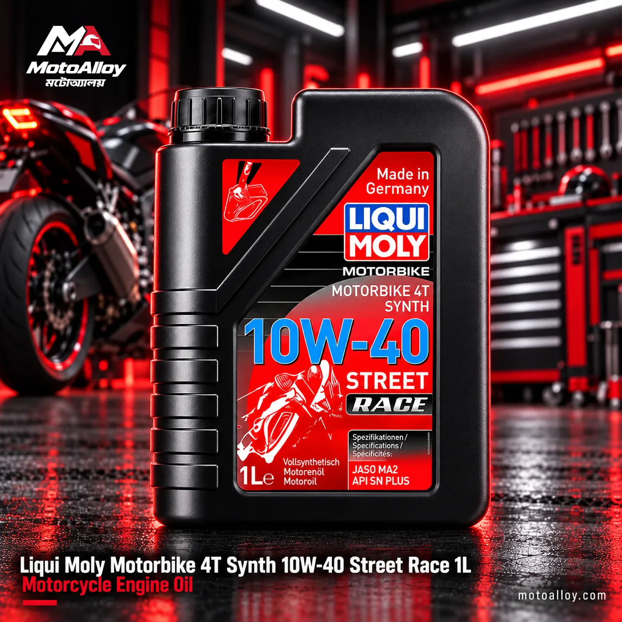 Liqui Moly Motorbike 4T Synth 10W-40 Street Race (1L)
